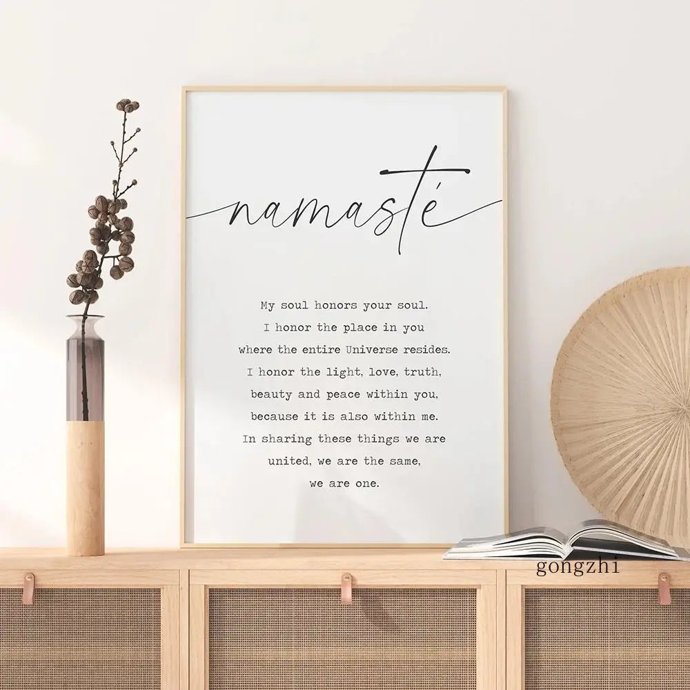 Namaste Yoga Canvas