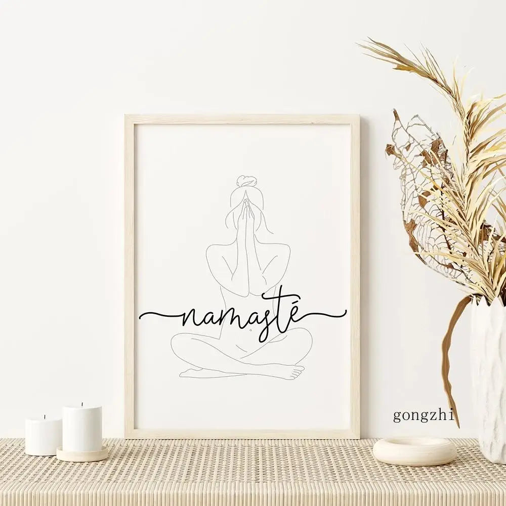 Namaste Yoga Canvas