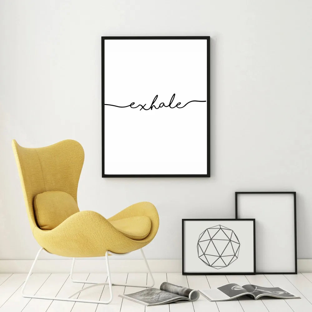 Inhale Exhale Yoga Canvas