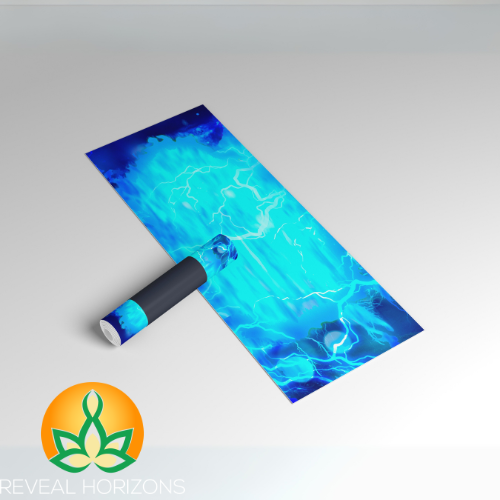 Blue Evolved Yoga Mat