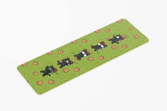 Fruit Ninja Kitten Kids Yoga Mat